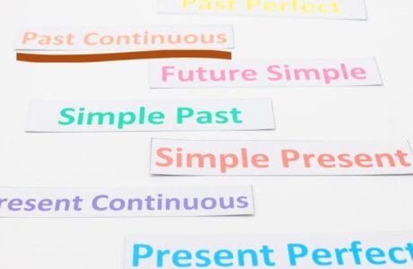 past continuous tense