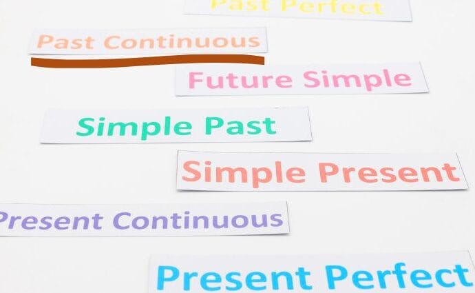 past continuous tense